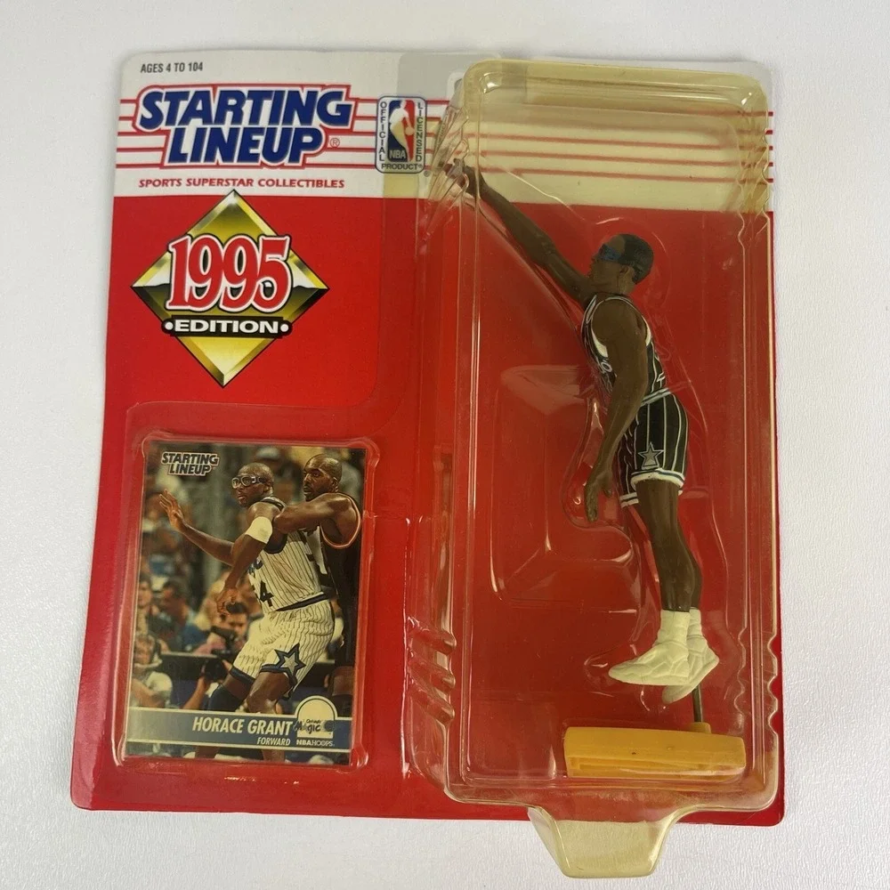 Starting Lineup 1995 Kenner NBA Orlando Magic Horace Grant Basketball Card